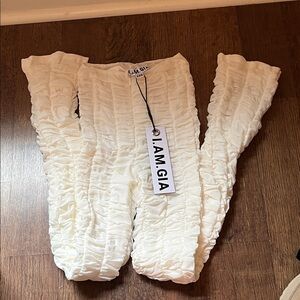 I.AM.GIA Ophelia Cream Textured Pants